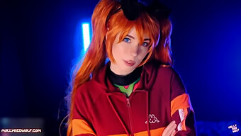 Kenikmatan Oral Dan Cumshot Internal Yang Berantakan Dari Asuka Langley Dalam Film Porno Bertema Evangelion