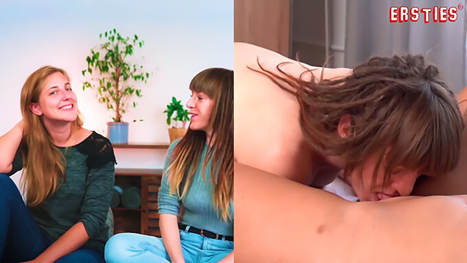 Piękne Naturalne Cycki I Gorąca Scena Lesbijek Na Białych Prześcieradłach W Hd.