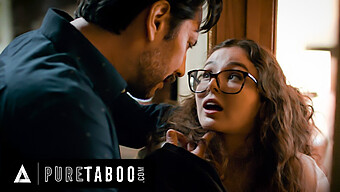 Old & Young Taboo: Innocent Schoolgirl Leana Lovings Attempts To Entice Professor Into Sexual Encounter