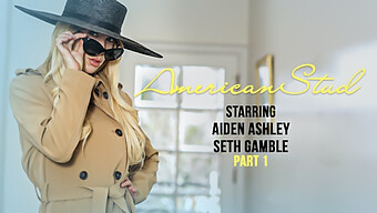 Aiden Ashley สนุกกับเซสชั่นการกลืนลึกกับ Seth ในคุณภาพที่น่าทึ่ง