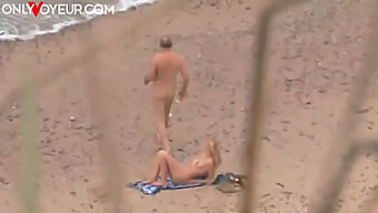 Mature Busty Woman Gets Dirty On The Beach