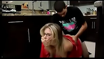 Older Woman Gives Young Man A Morning Blowjob