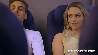 Mia Malkova'S First Flight With Private: Deep Throat And Doggystyle Action