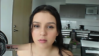 Homemade Pussy Fucking With A Latina Stepsister Who Loves Teasing And Shaving Her Pussy