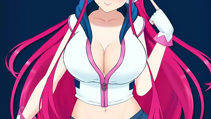 A Valentine'S Day Surprise From Nutaku-Tan: A High-Quality Video Of Cartoon Sex Games With Big Boobs